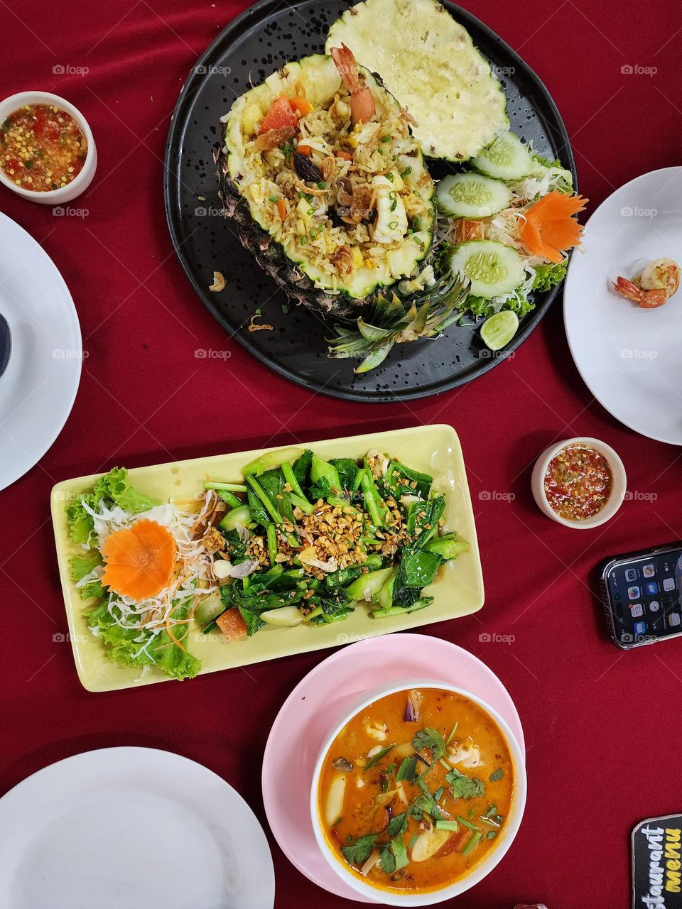 Our simple Thai dinner set was one delicious and unforgettable experience worthy of an Insta photo.