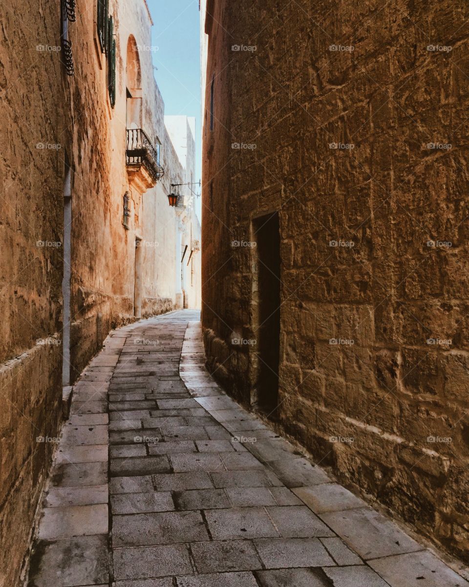 Medieval alleyway