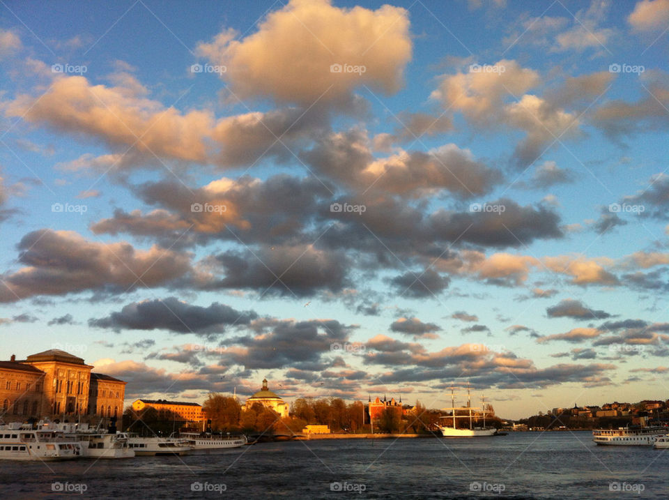 sky sweden spring stockholm by ninetta