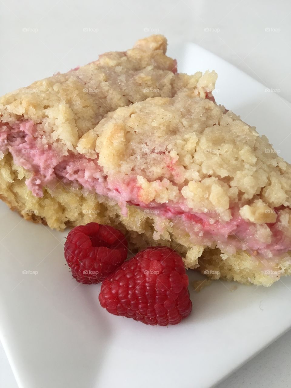 Raspberry Cream Cheese Coffee Cake 