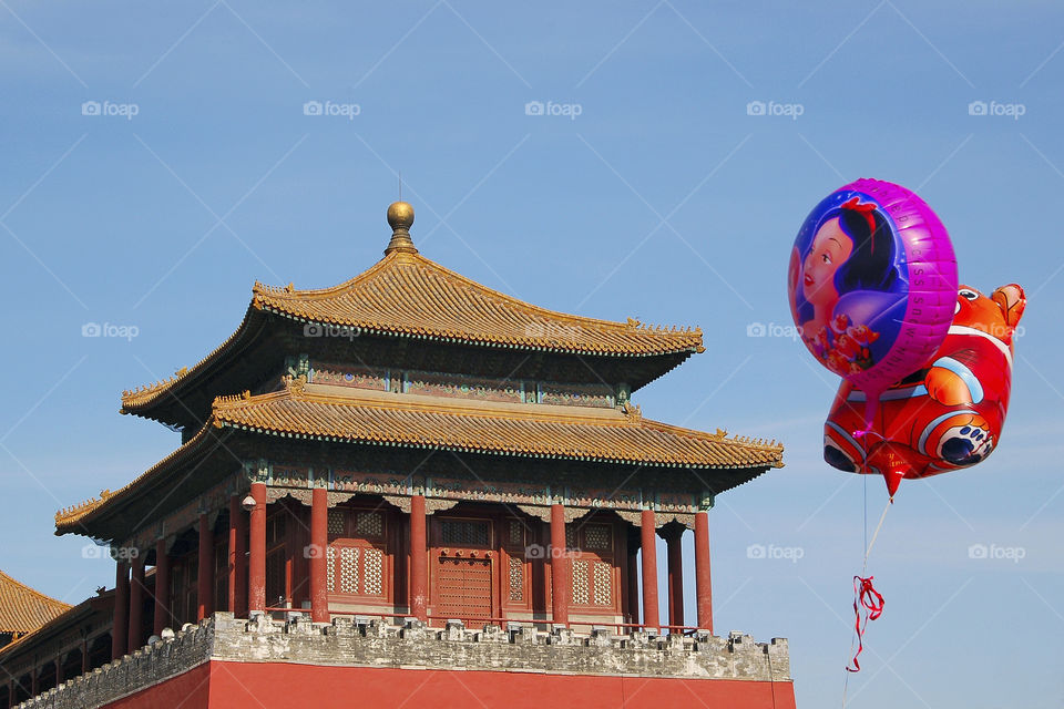 Balloons at the forbidden city
