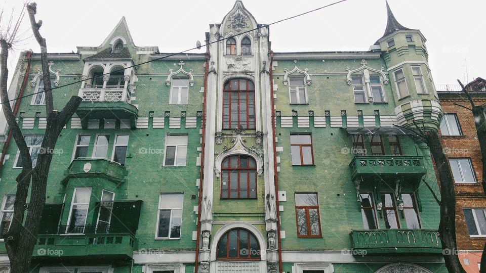 Old architecture of Kiev