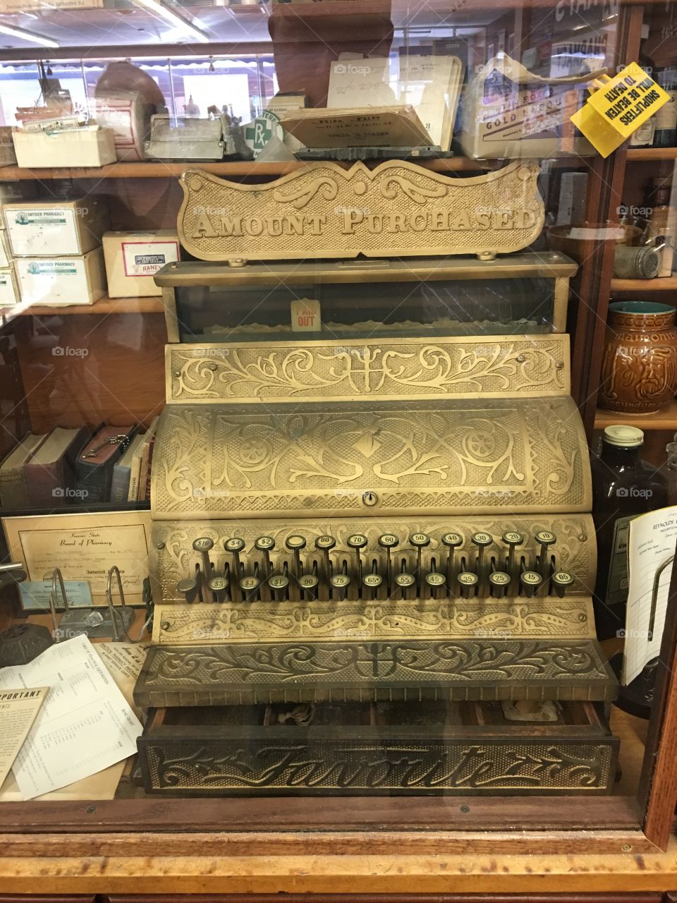 Old cash register 