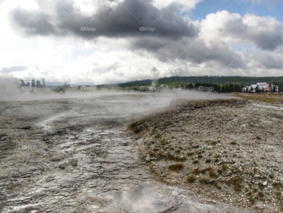 Yellowstone steam