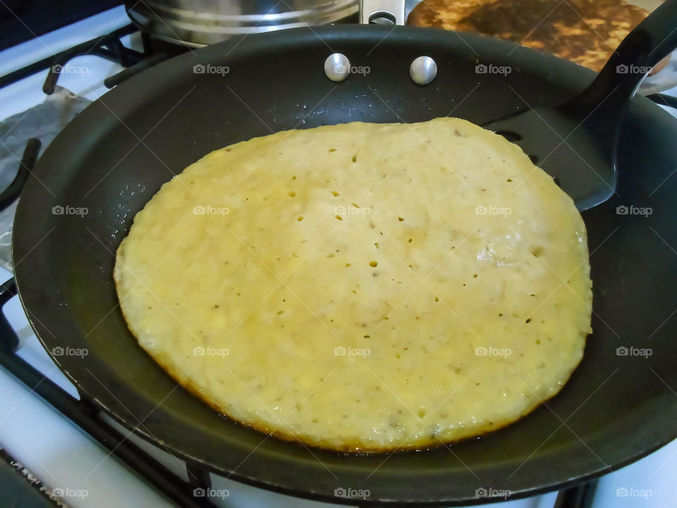 Cooking Pumpkin Pancakes