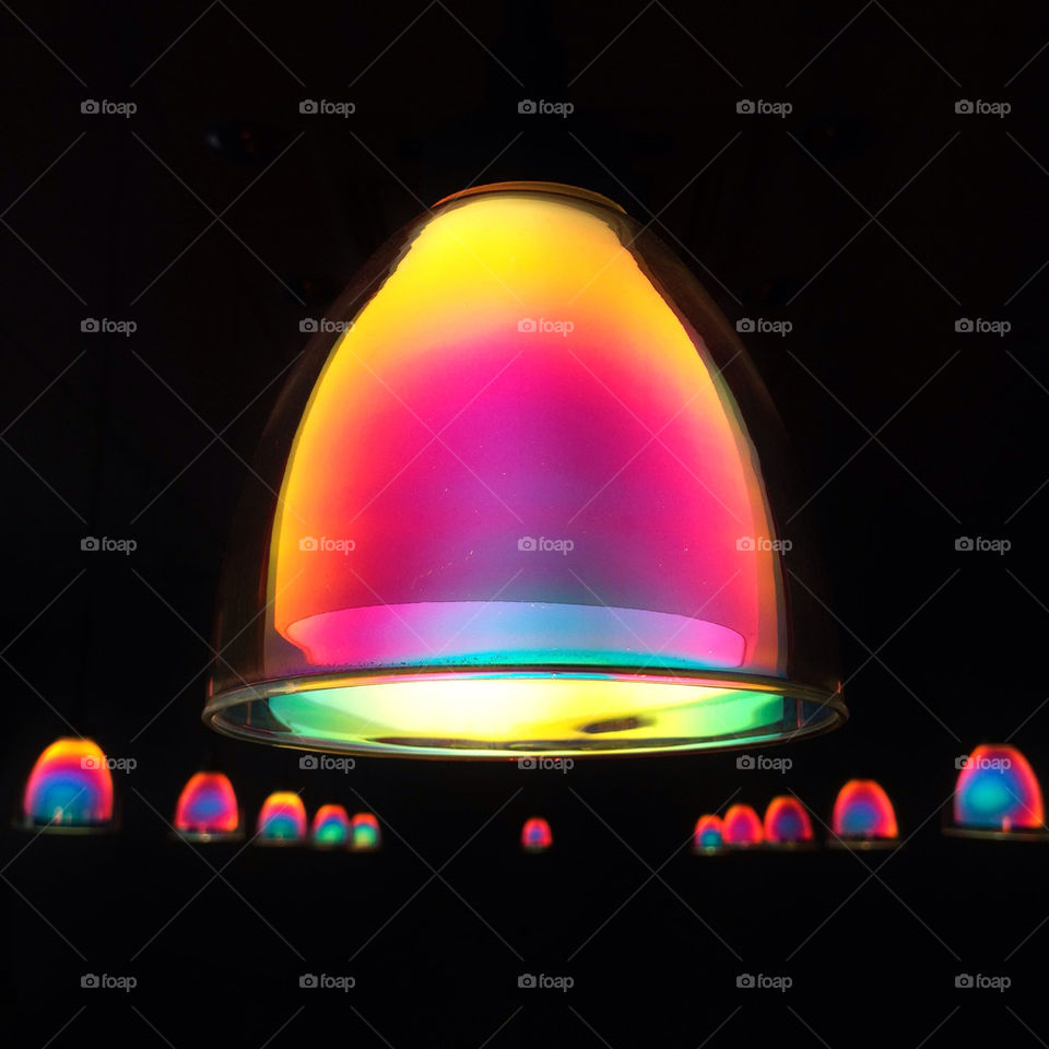 lights colours alien ufo by claudeschneider