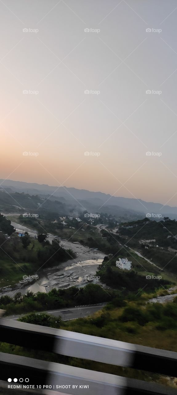 I captured this photograph from top of the mountain