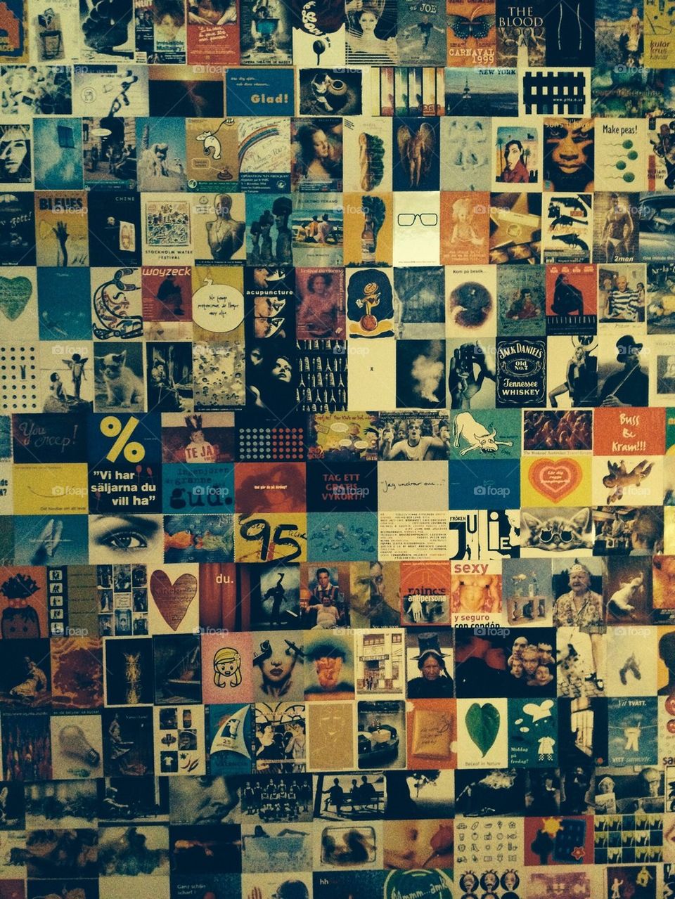 My home postcardwall