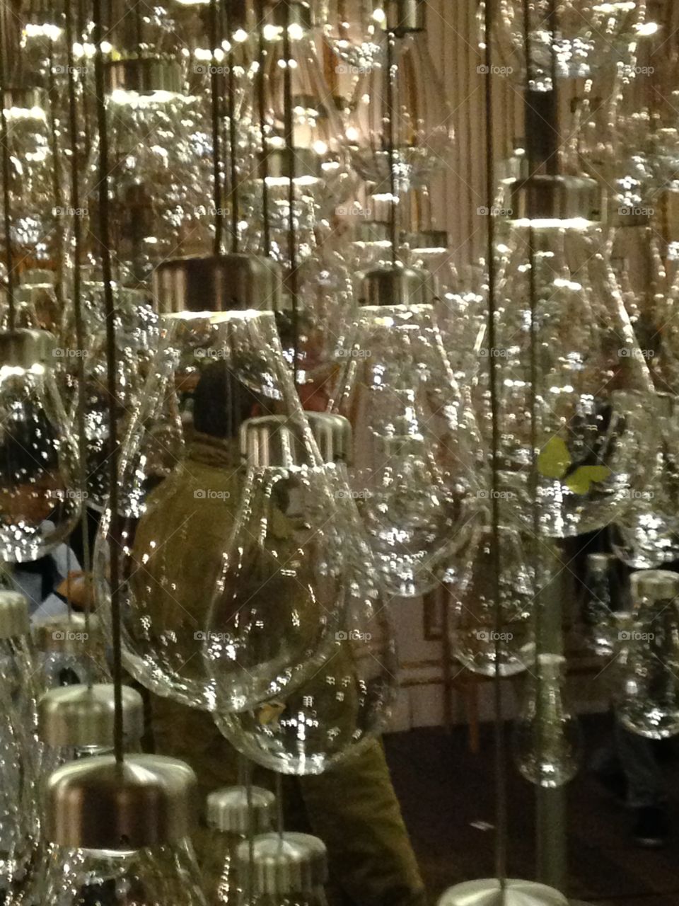 Bulbs. London Design Festival Intalation ay V&A museum, British galleries