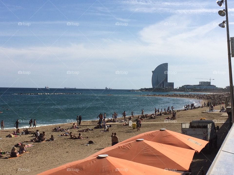 Barceloneta Beach 
Barcelona, Spain 