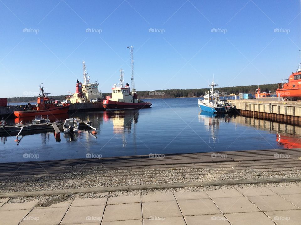 In Luleå harbour 