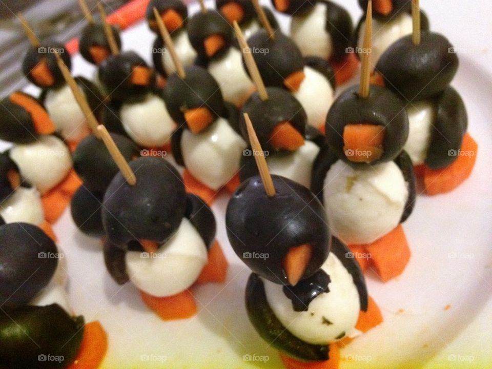 Penguin appetizers