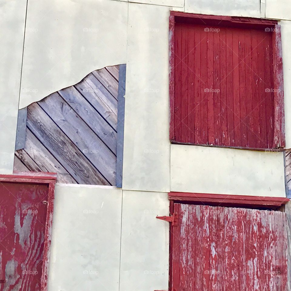 Colorful Barn Doors