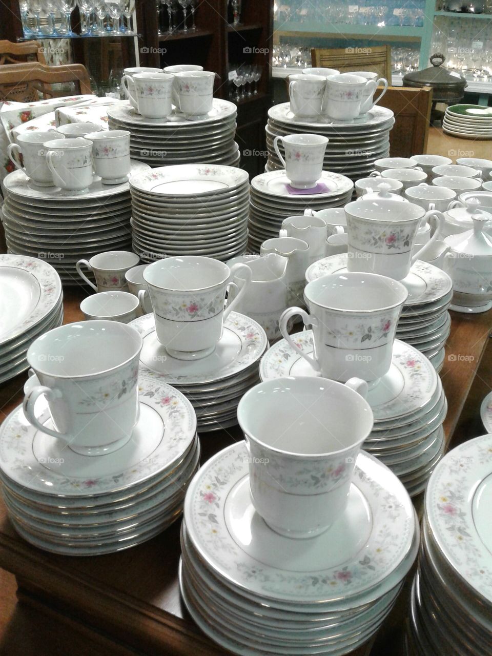 Plates, Cups and Saucers