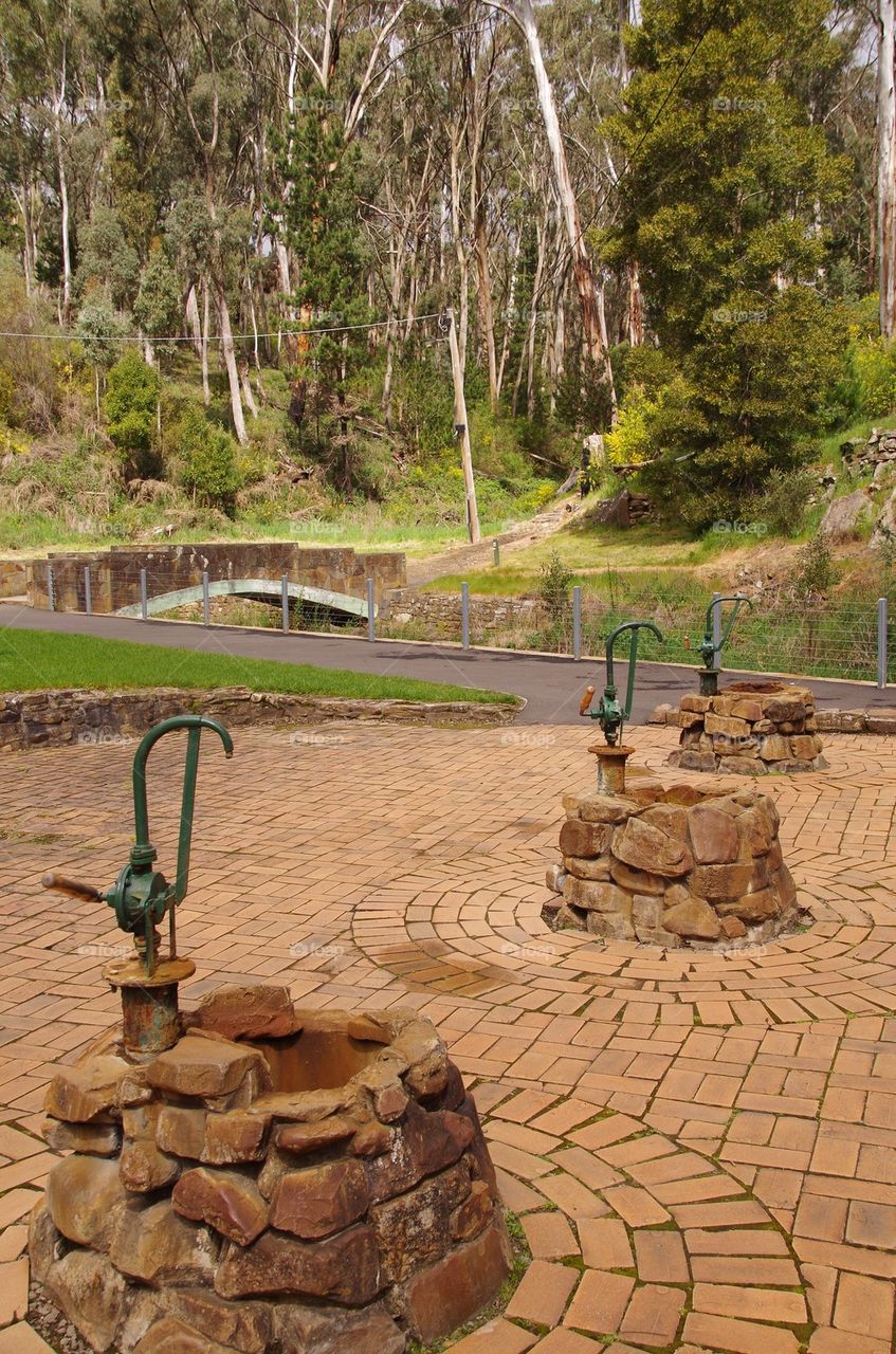 Mineral Springs at Daylesford, Victoria, Australia. 