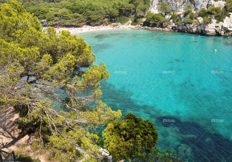 menorca Balearic Spanish island beautiful beach view