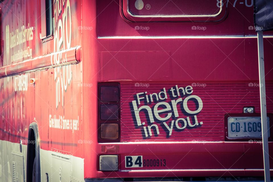 Be a hero donate blood