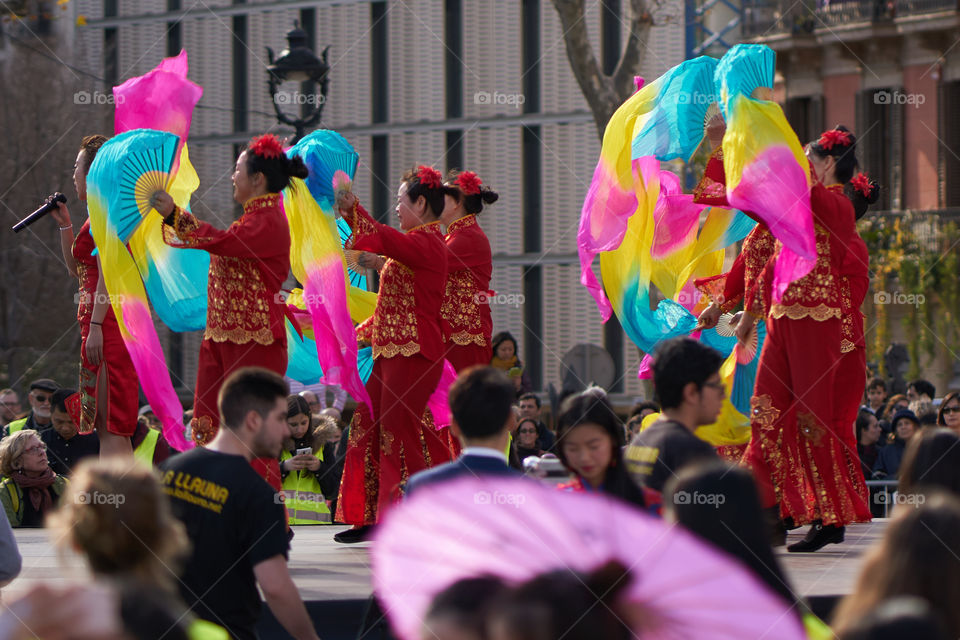 Chinese Traditional Dancers