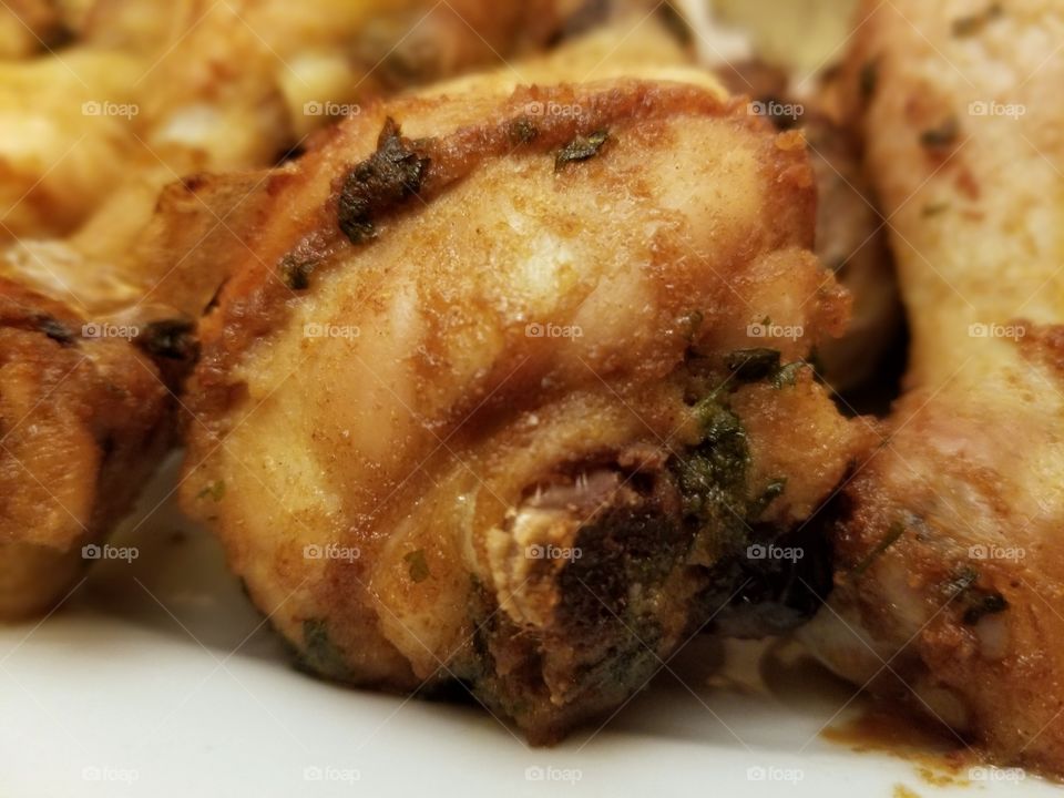 Baked chicken thighs
