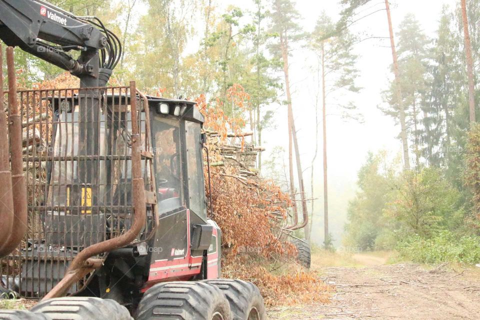 Forwarder. Soon time to work in the woods again.