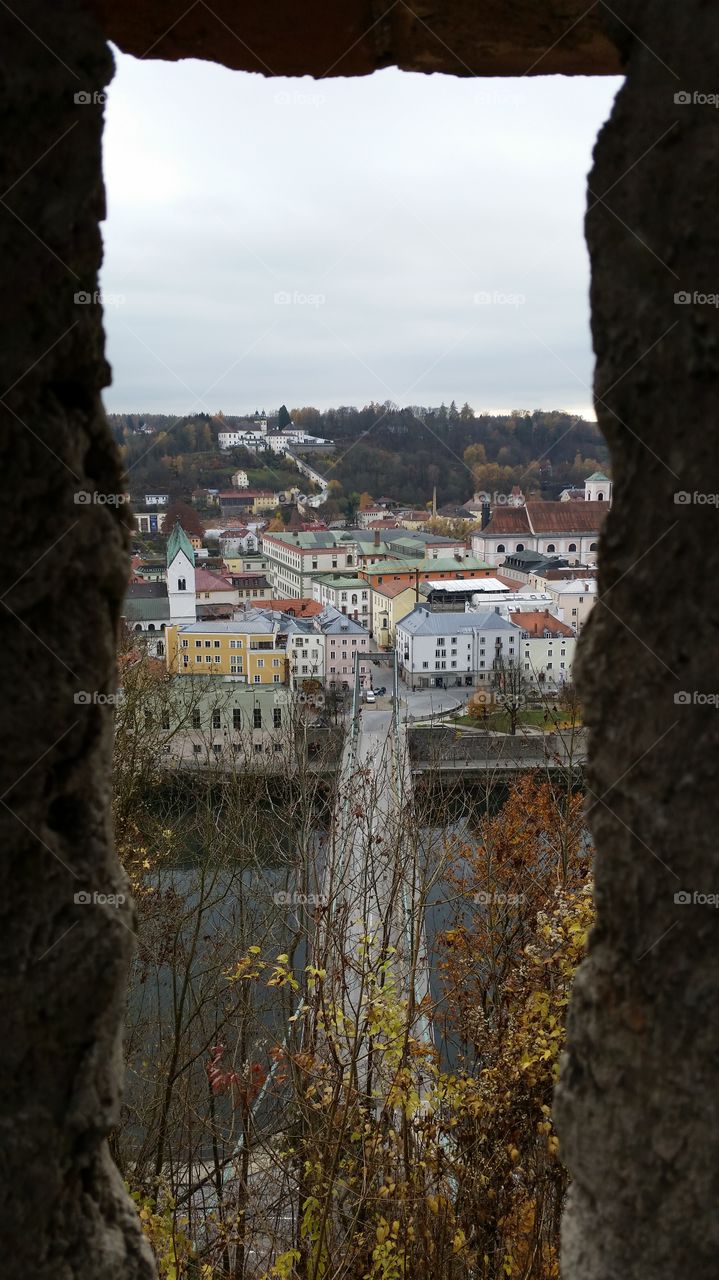 view from a castle window