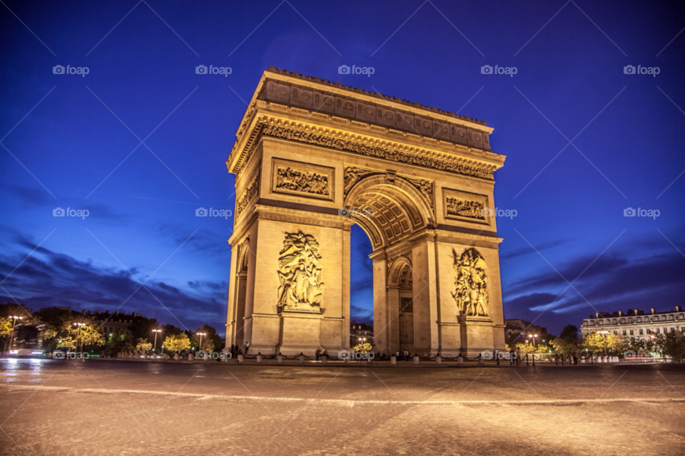 travel night tourism france by stockelements