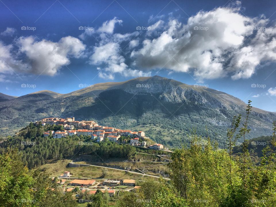 Landscape of Abruzzo Italy