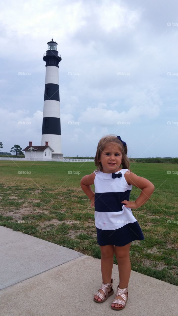 mascot. this was an unplanned match visiting the Bodie lighthouse, north carolina