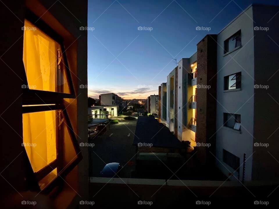 Relaxing in the balcony with partner 