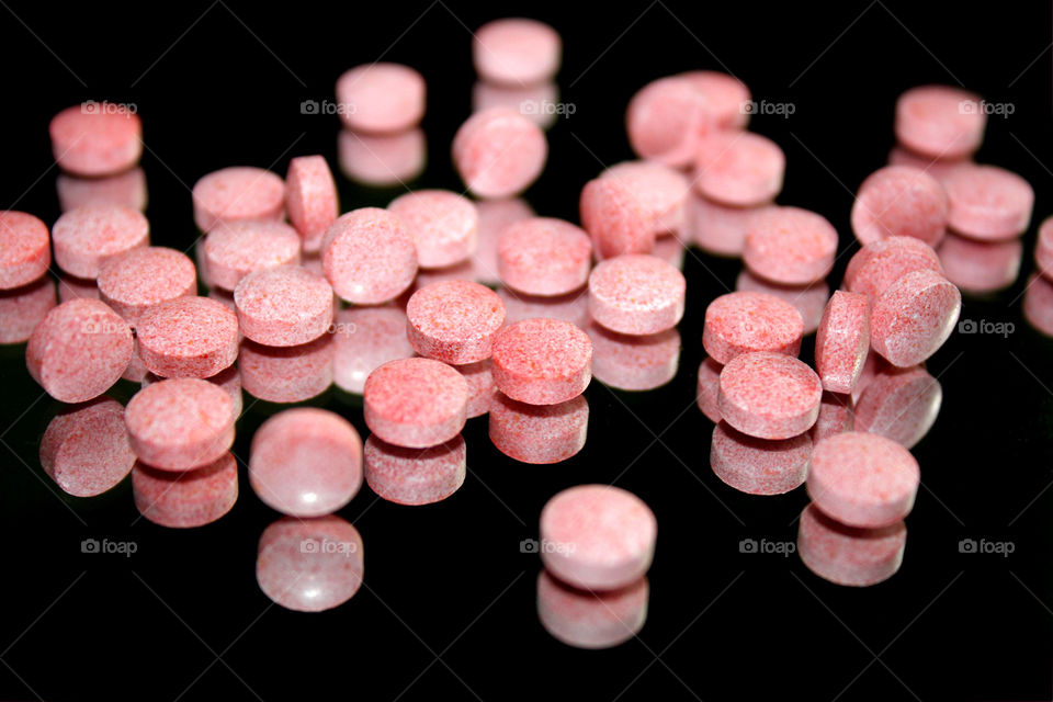 Round shaped pills