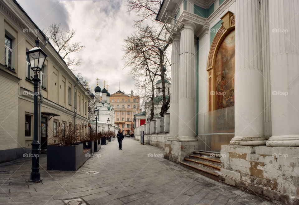 Michael's and Fedor’s of Chernigov Church. Chernigov lane in Moscow, Russia