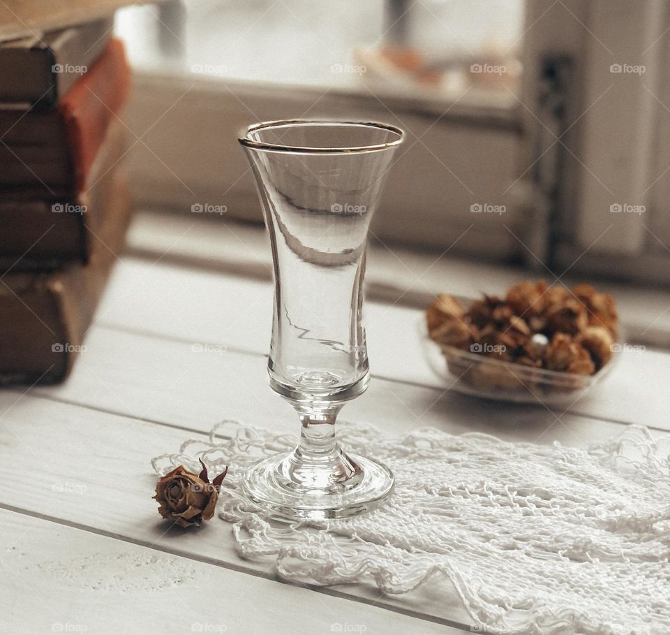 Liquor antique glass crystal