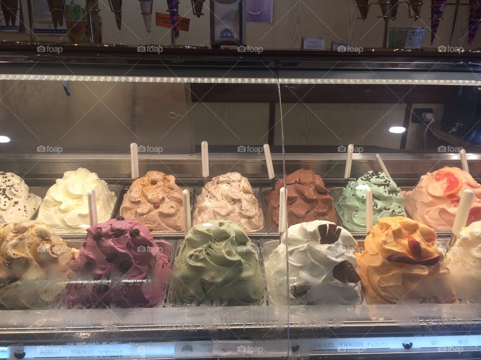 Gelataria in Florence, Italy 