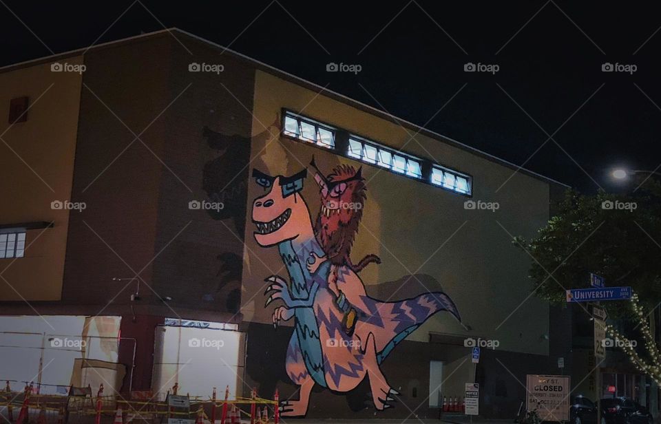 just a lil’ Saturday night San Diego shenanigans with some colorful dudes