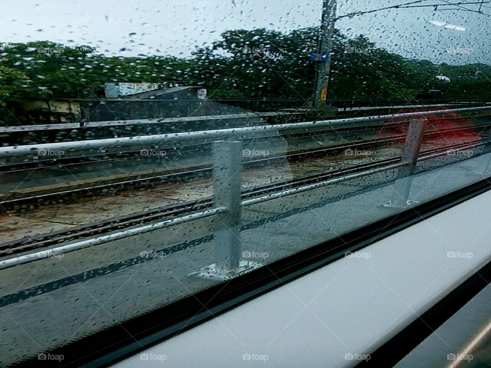 Mumbai Metro On A Rainy Day