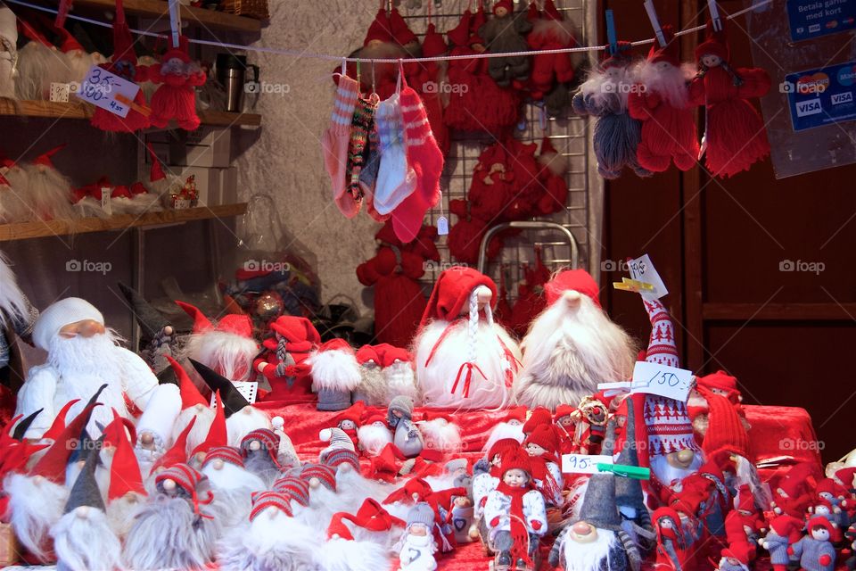 Christmas market in Stockholm Sweden 