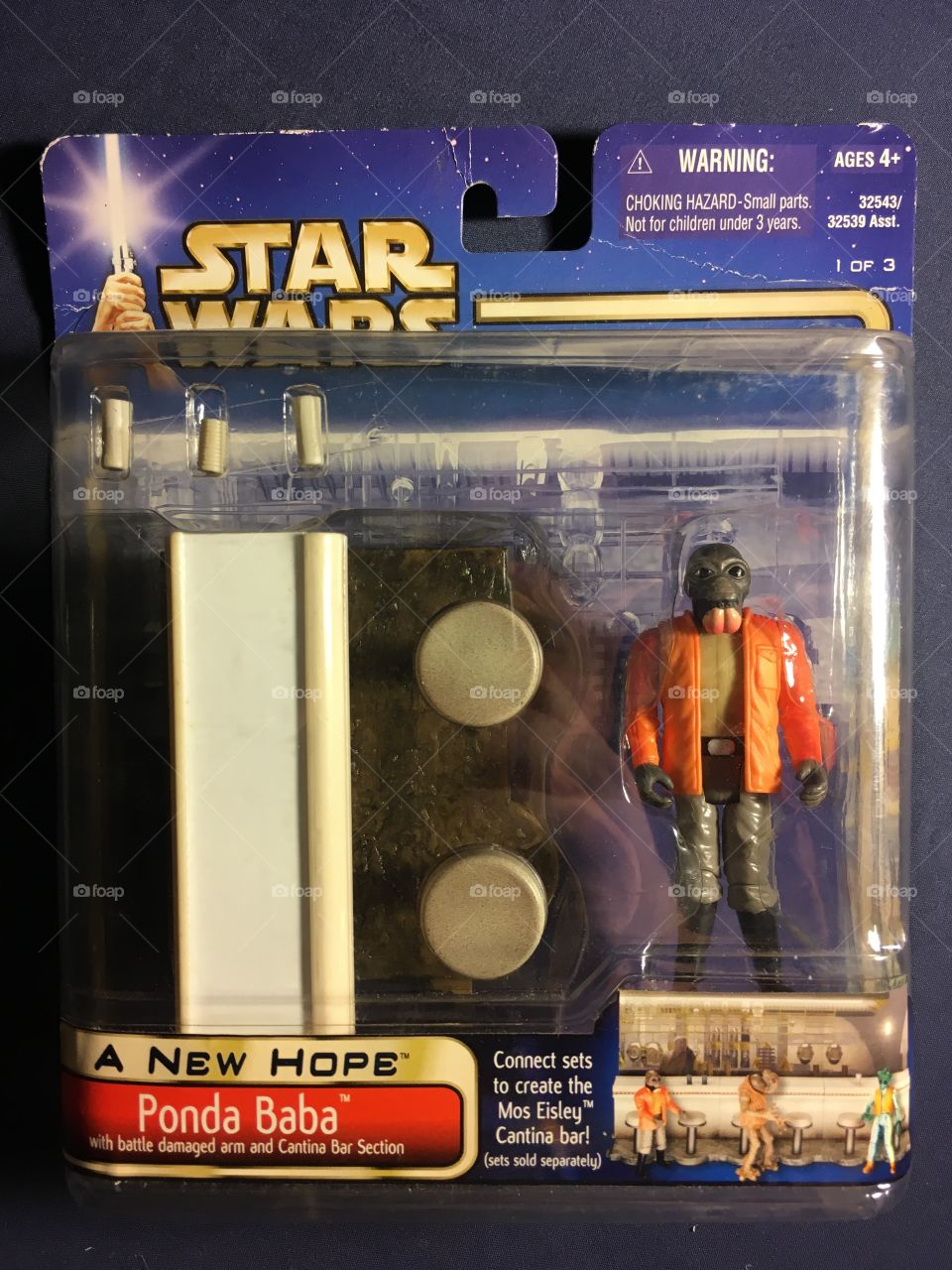 Star Wars - A New Hope 
Ponda Baba - With Battle Damaged Arm and Cantina Bar Section Released - 2002