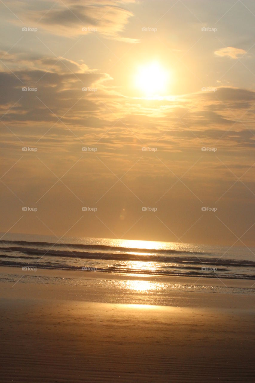 Sunrise at the beach