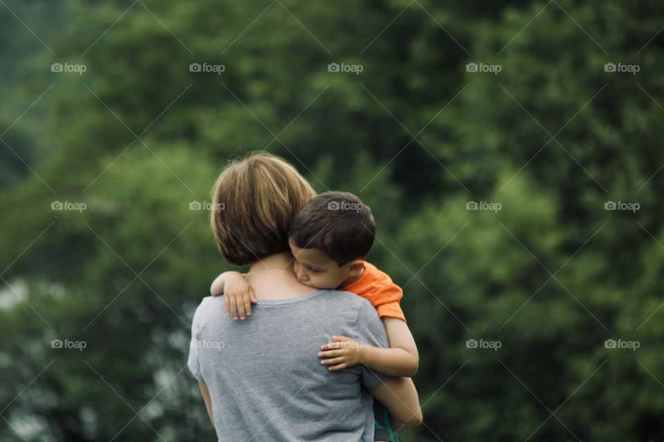 Loving time with grandma 