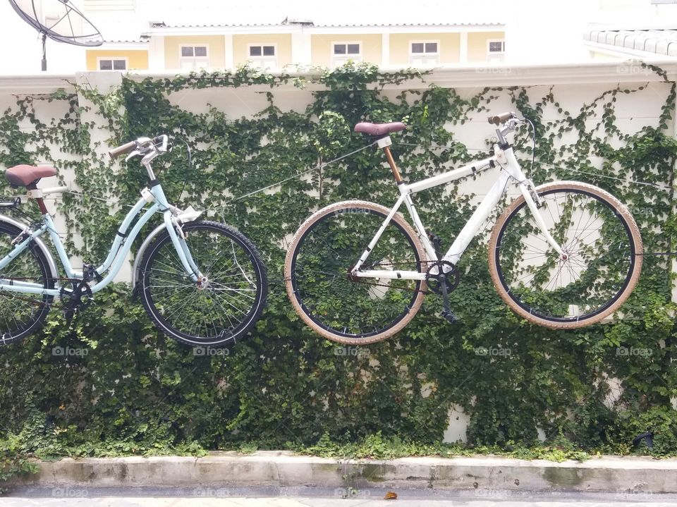 Bike on the wall