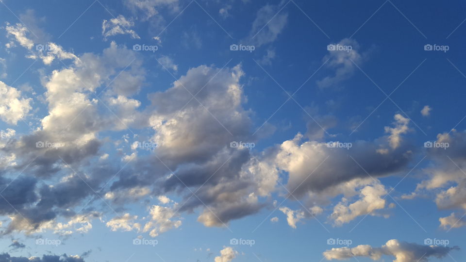 Clouds in the sky