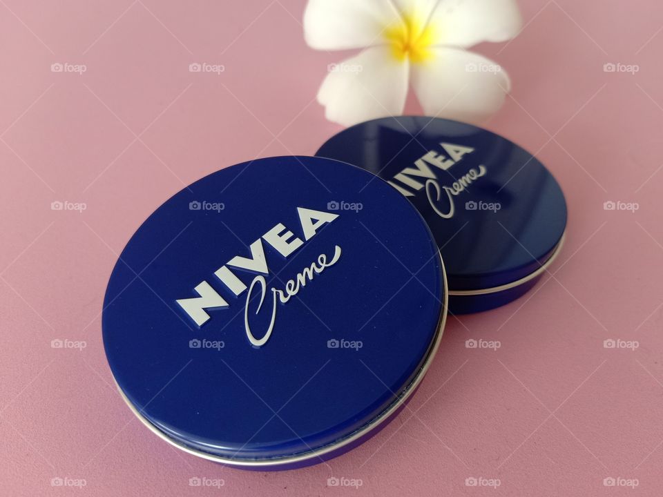 Beautiful Flower with NIVEA