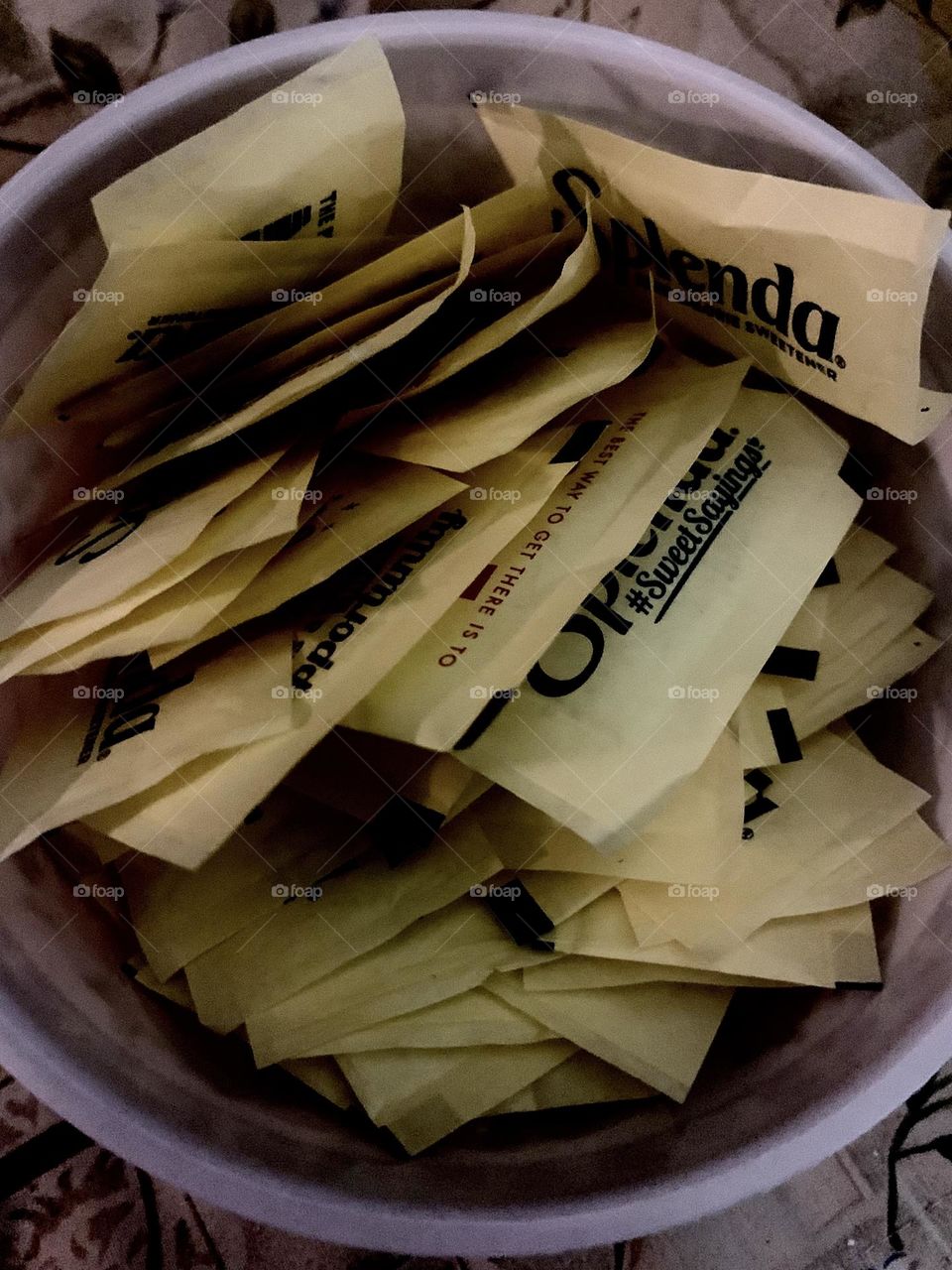 Splenda packets 