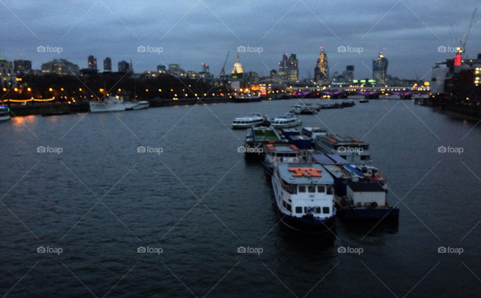 Thames at dusk