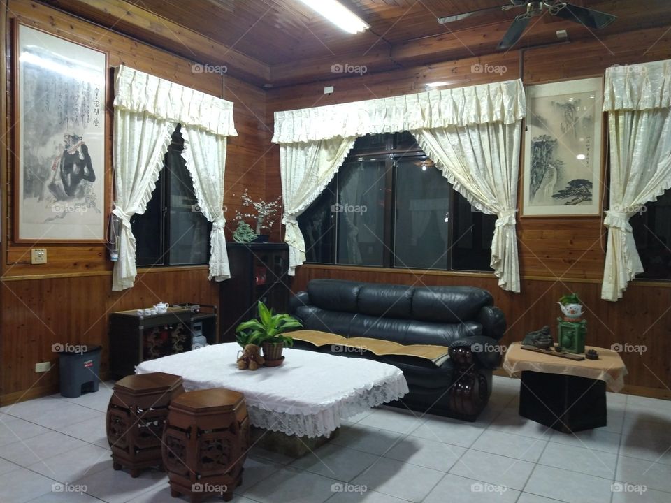 a clean tea and coffee area of the house
