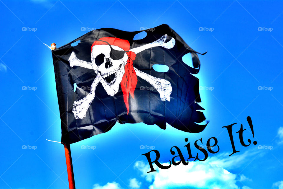 Pirate flag. 