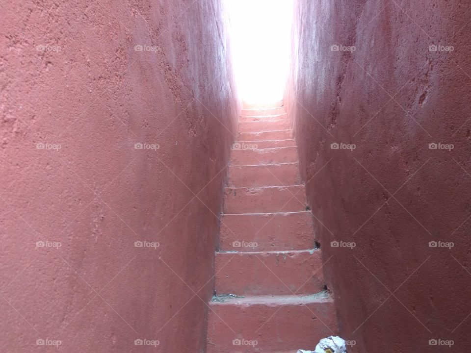 Stairs in fort