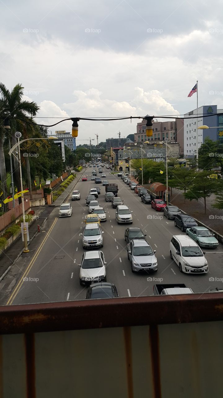 A busy street in Seremban Malaysia