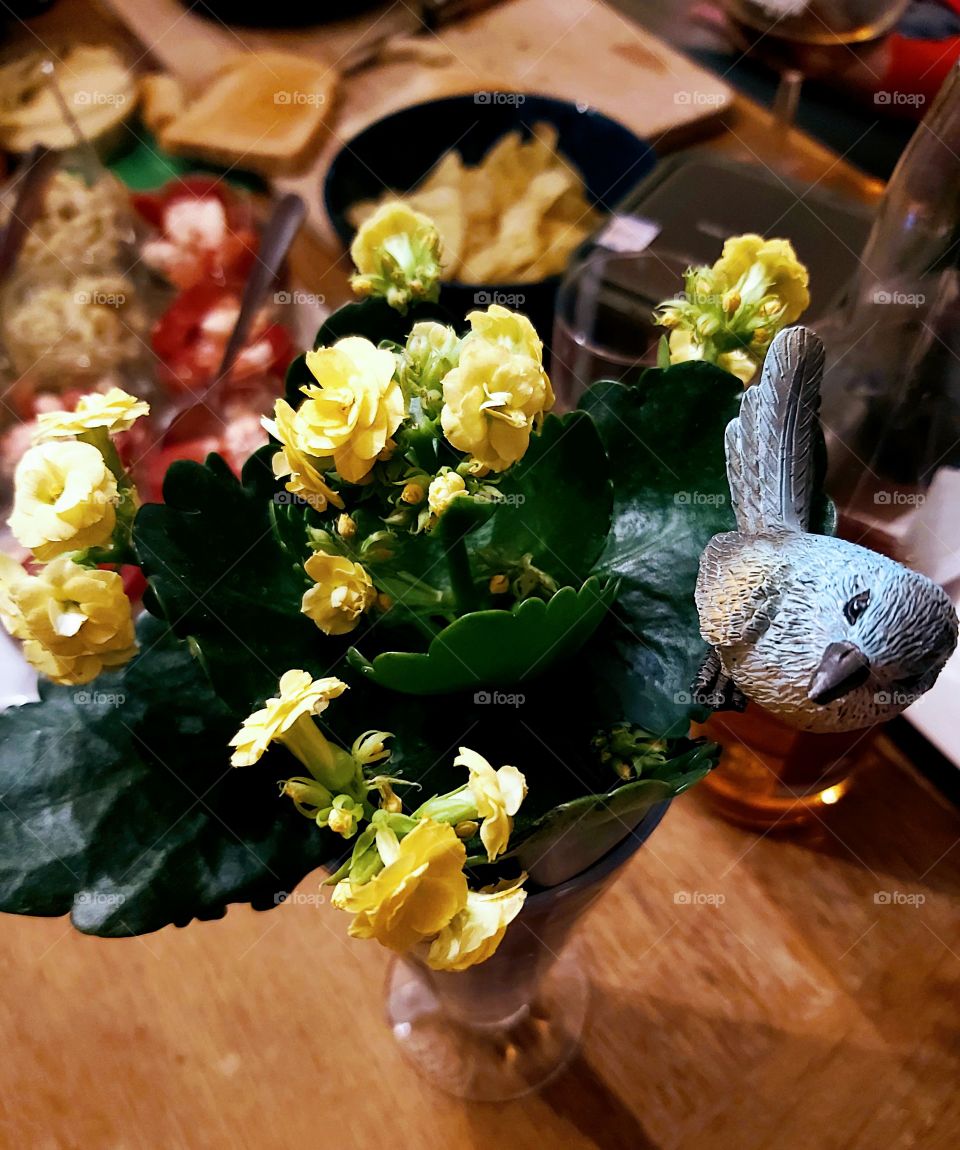 Flowers and homemade