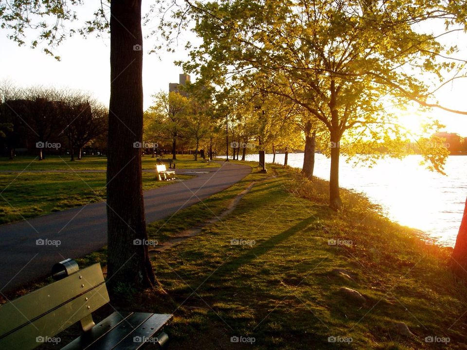 Sunset on the Esplanade